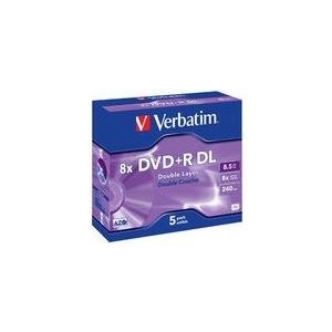 Verbatim 5 x DVD+R DL (43541)