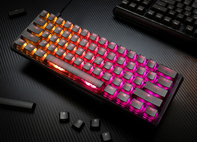 Ducky One 3 Mini Aura Black RGB LED Mechanische Tastatur MX-Red QWERTZ Schwarz