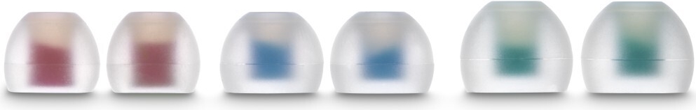 Hama Silikon-Ersatzohrpolster, Größe S - L, 6 Stück, Weiß (00221838)