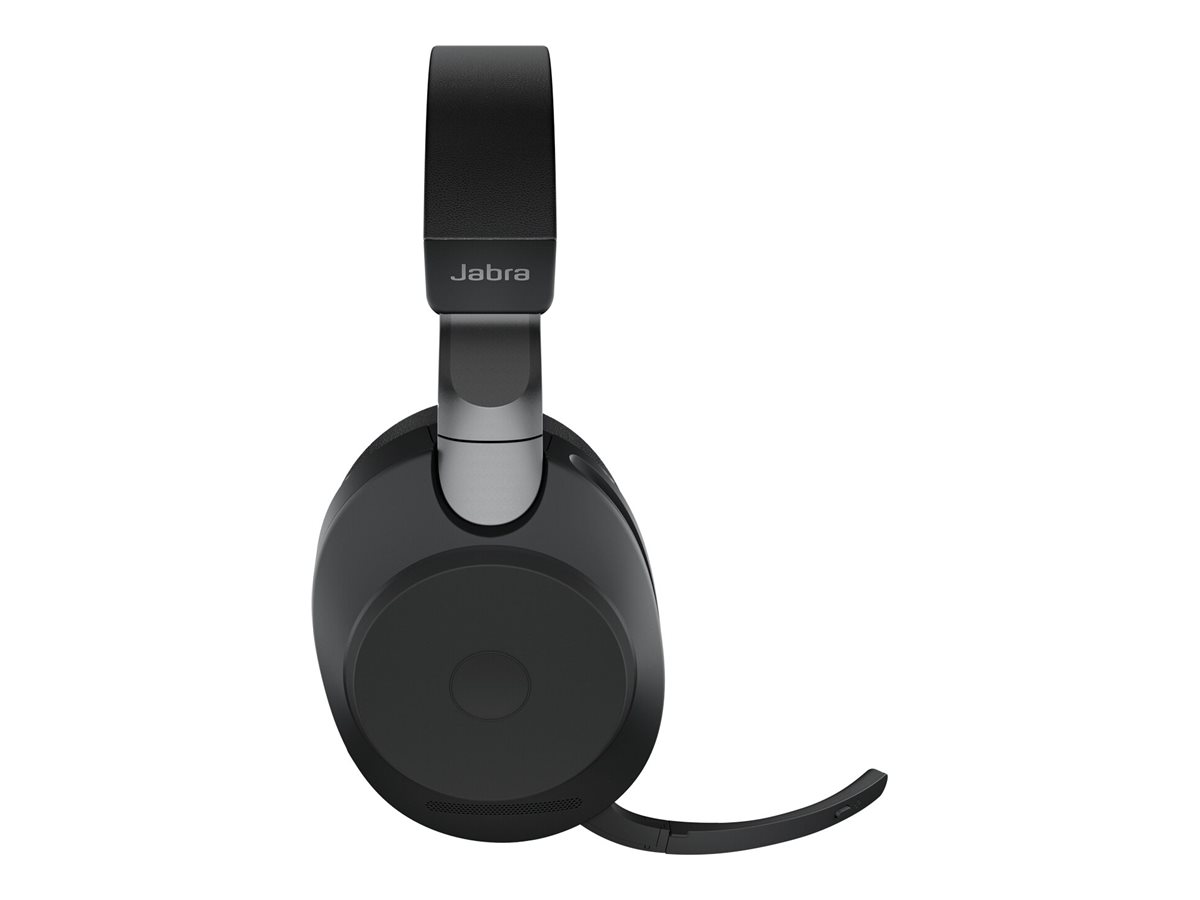 Jabra Evolve2 85 UC Stereo Over-Ear Headset mit ANC, Bluetooth und USB-A, Schwarz