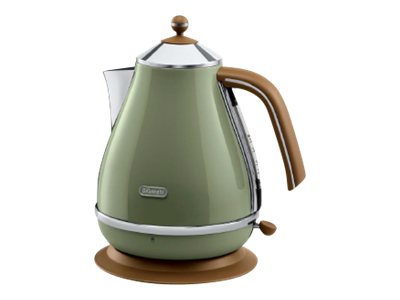 De'Longhi Icona Vintage KBOV 2001.GR Wasserkocher 1.7 Liter Oliv