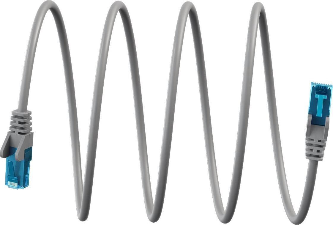 Goobay Ultraflexibles CAT 6A Patchkabel U/UTP, grau (79245)