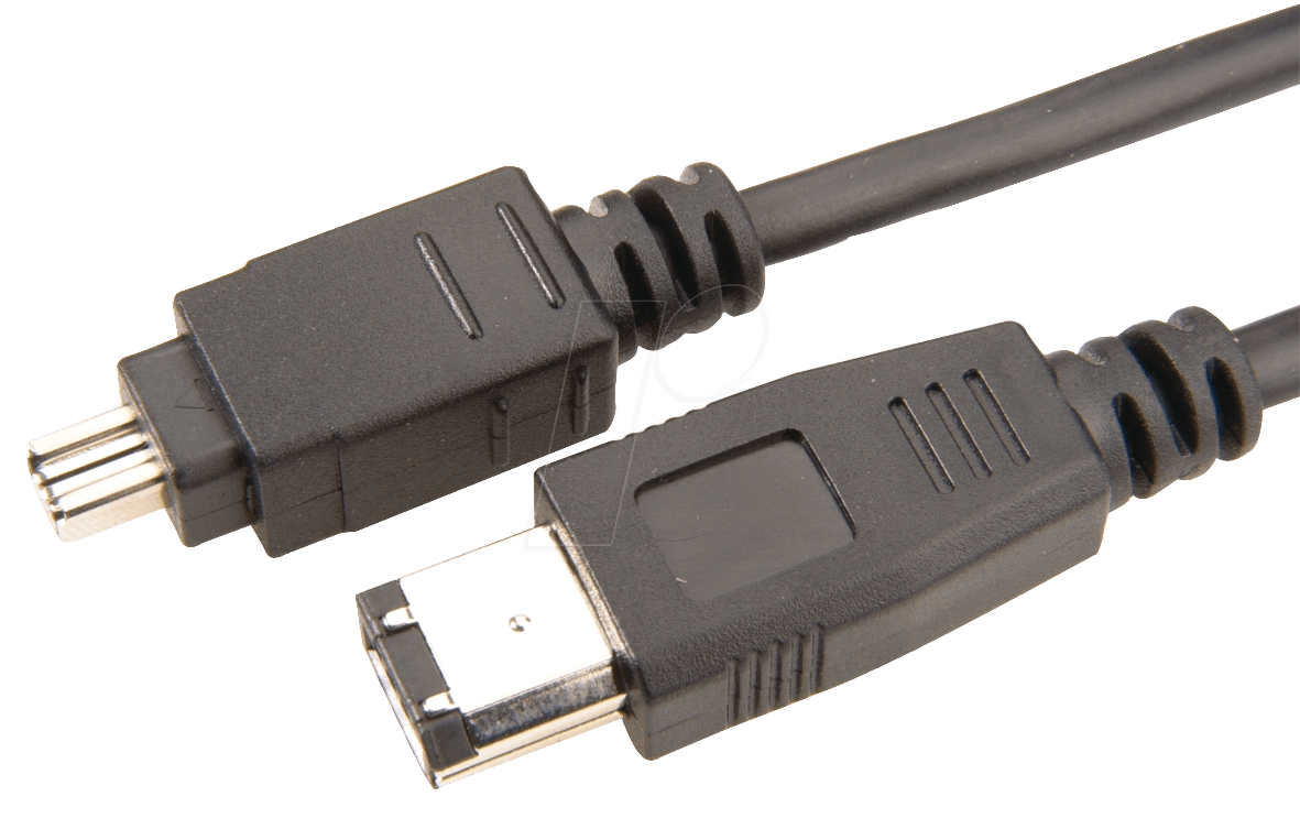 S-CONN AK FW 6-4 3M - Firewire Kabel, 4-pol. ST/ 6-pol. ST, 3m (77213)