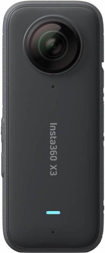 Insta360 X3 360°-Action-Kamera 72 MP 5K Ultra HD WLAN Schwarz