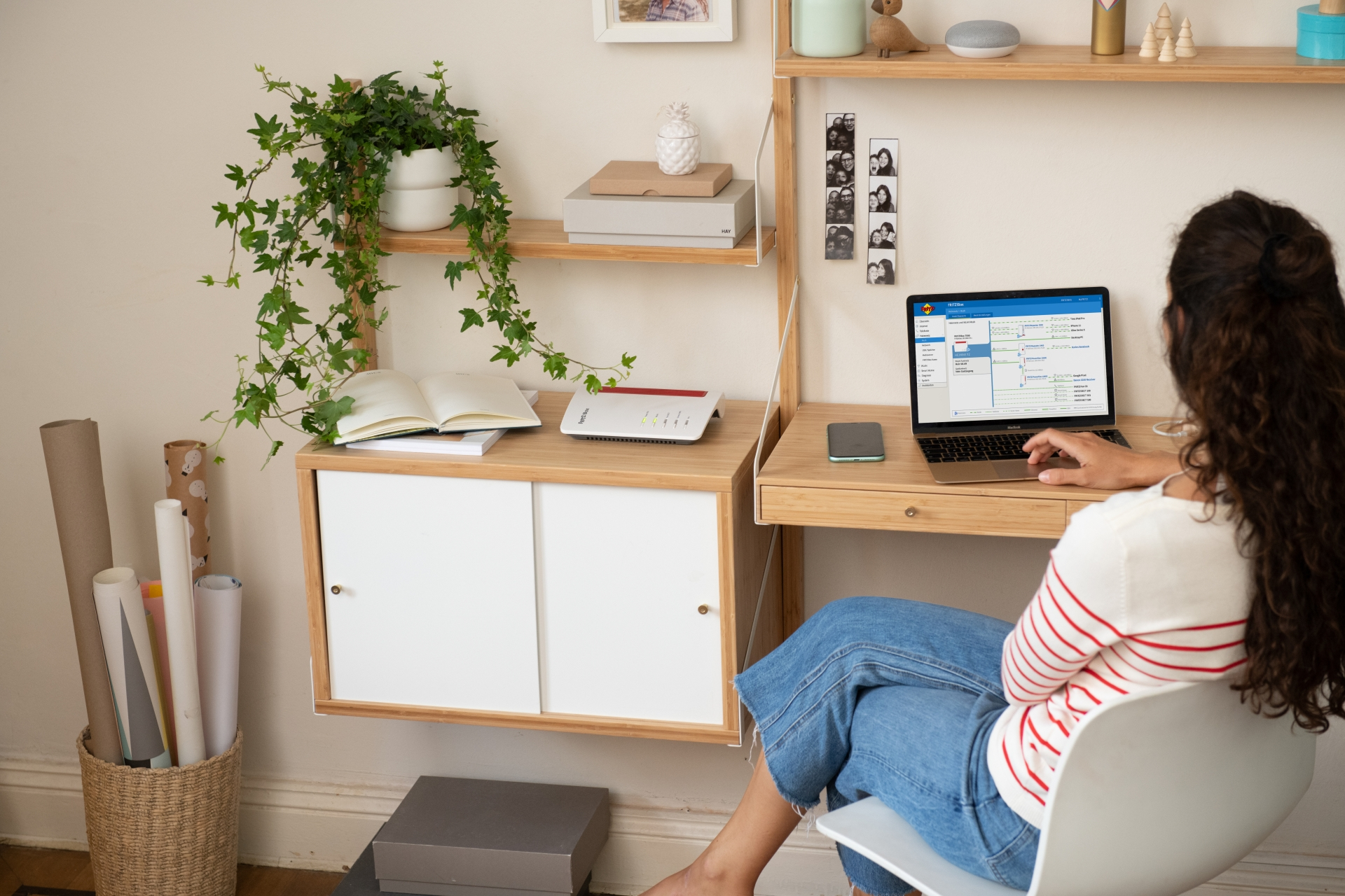 FRITZ! FRITZ!Box 7530 AX Wi-Fi 6 1800 Mbit/s Weiß