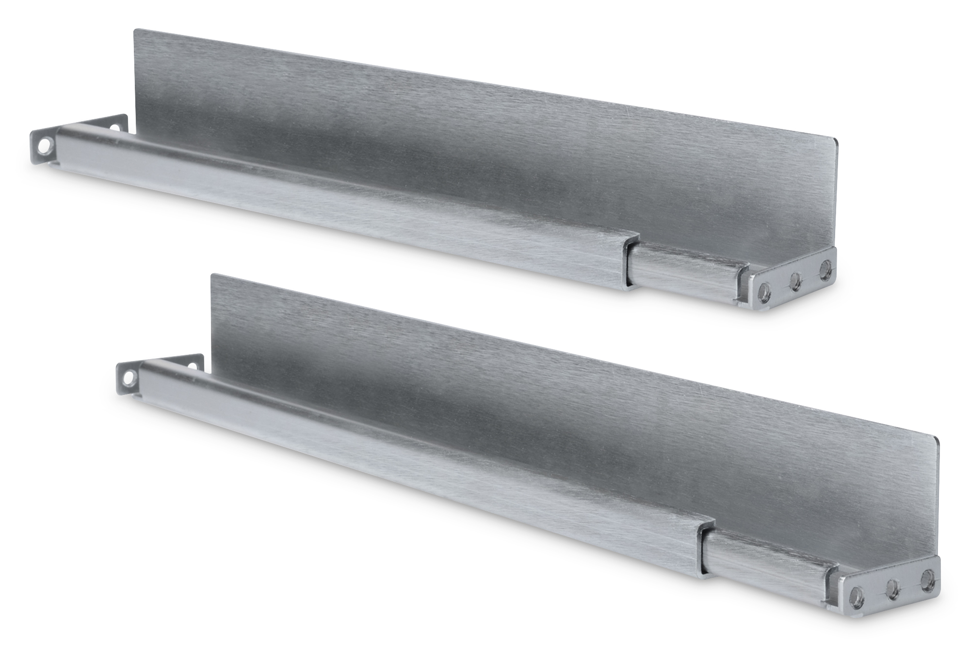 DIGITUS Professional DN-19 GS-NW Rack-Gleitschienen-Set 350-600 mm 100 kg Silber