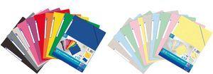 Oxford Eckspannermappe Top File+, Pastell, 10er Pack Pastell, DIN A4, aus Karton 390 g/qm, 3 Einschlagklappen, - 1 Stück (400131031)