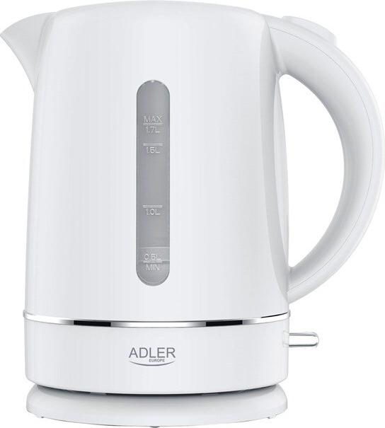 Adler AD 1385w Elektrischer Wasserkocher 1,7 l weiß (AD 1385w)