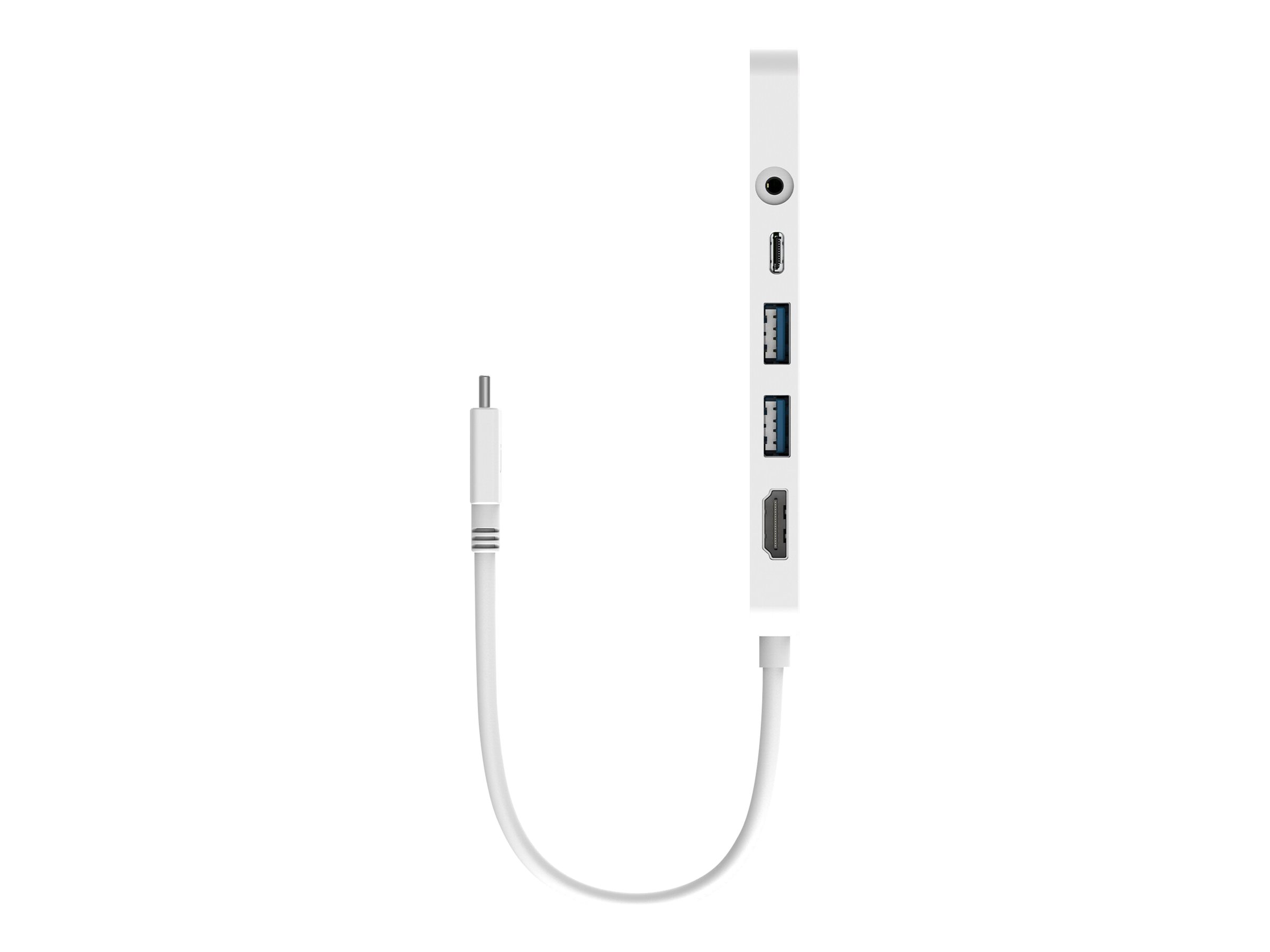 j5create JCD373-N USB-C Multi Adapter HDMI 4K 60W PD Weiß