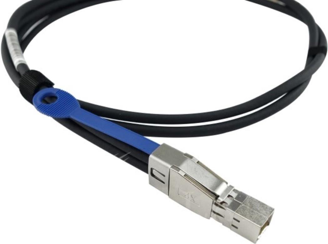 BlueOptics CBL-SAST-0549-BL InfiniBand-Kabel 3 m MiniSAS-HD (SFF-8644) MiniSAS (SFF-8088) Schwarz - Silber (CBL-SAST-0549-BL)