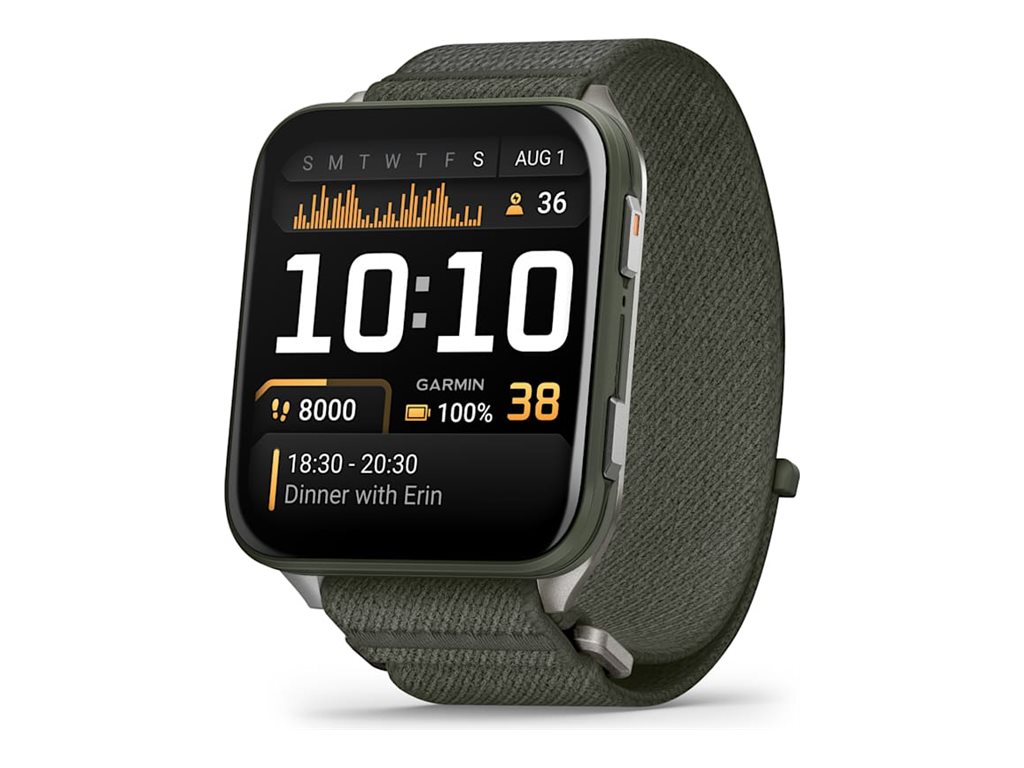 Garmin Venu X1 Sportuhr 2" AMOLED 32 GB Moosgrün