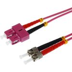 Helos Patch-Kabel ST multi-mode (M) zu SC multi-mode (M) (126435)