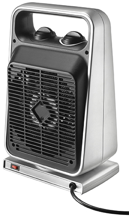 UNOLD Rotate Heizlüfter 2000 W Silver/Black