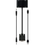 Gembird A-VGA-HDMI-02 Videokabel-Adapter 0,15 m HDMI + VGA (D-Sub) VGA (D-Sub) Schwarz (A-VGA-HDMI-02)