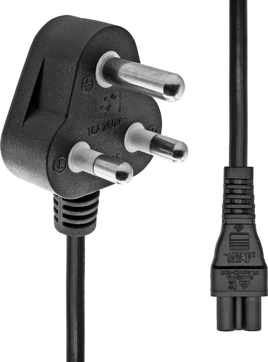 ProXtend PC-DC5-002 Stromkabel Schwarz 2 m Netzstecker Typ D C5-Koppler (PC-DC5-002)