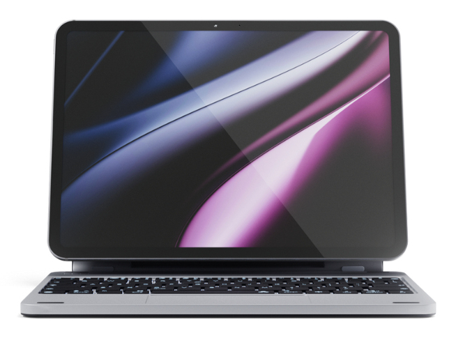 Epico Aluminium Keyboard Case für iPad Pro 11" M4 Grau