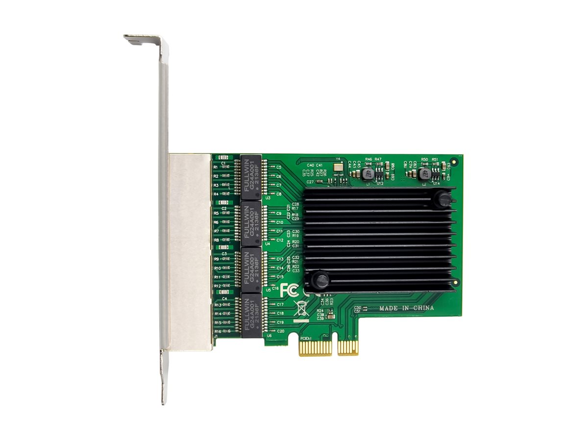 InLine Quad Gigabit Netzwerkkarte, 4x RJ45, 1 Gb/s, PCIe x1