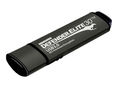 Kanguru Encrypted Defender Elite30 64 GB USB-Flash-Laufwerk Schwarz