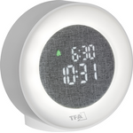 TFA Dostmann 60.2047.02 Quarz Lichtwecker Weiß Alarmzeiten 1 Ambiente Licht (60.2047.02)