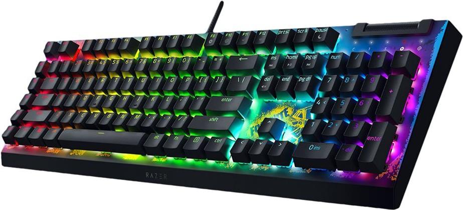 Razer BlackWidow V4 X - Fortnite Edition Mechanische Gaming-Tastatur mit RGB (RZ03-04703600-R3M1)