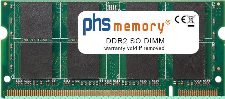 PHS-memory 2GB RAM Speicher für Asus P50IJ-SO066L DDR2 SO DIMM 667MHz (SP201751)