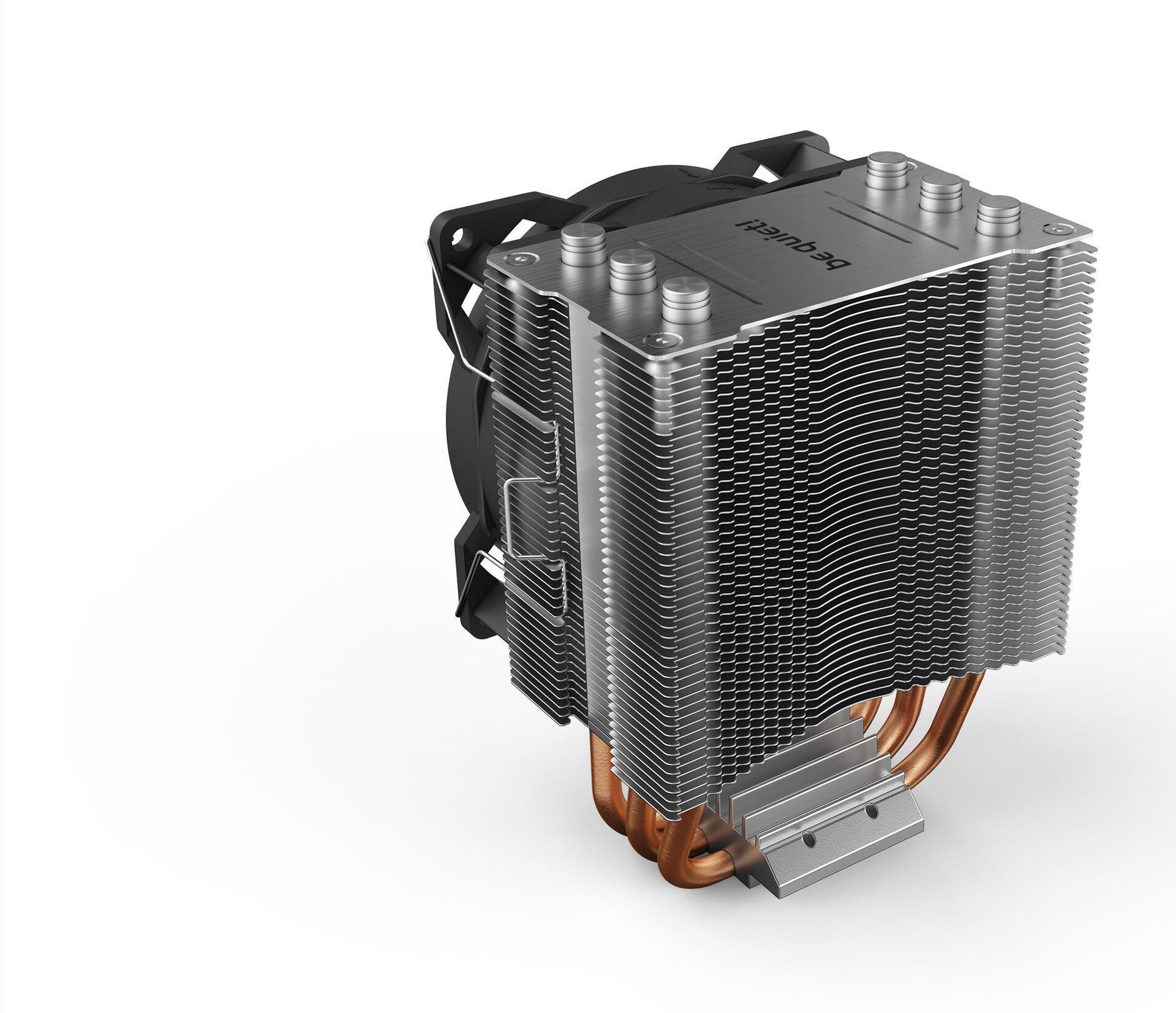 be quiet! Pure Rock Slim 2 Prozessor-Luftkühler 130W TDP 92mm Lüfter Silber