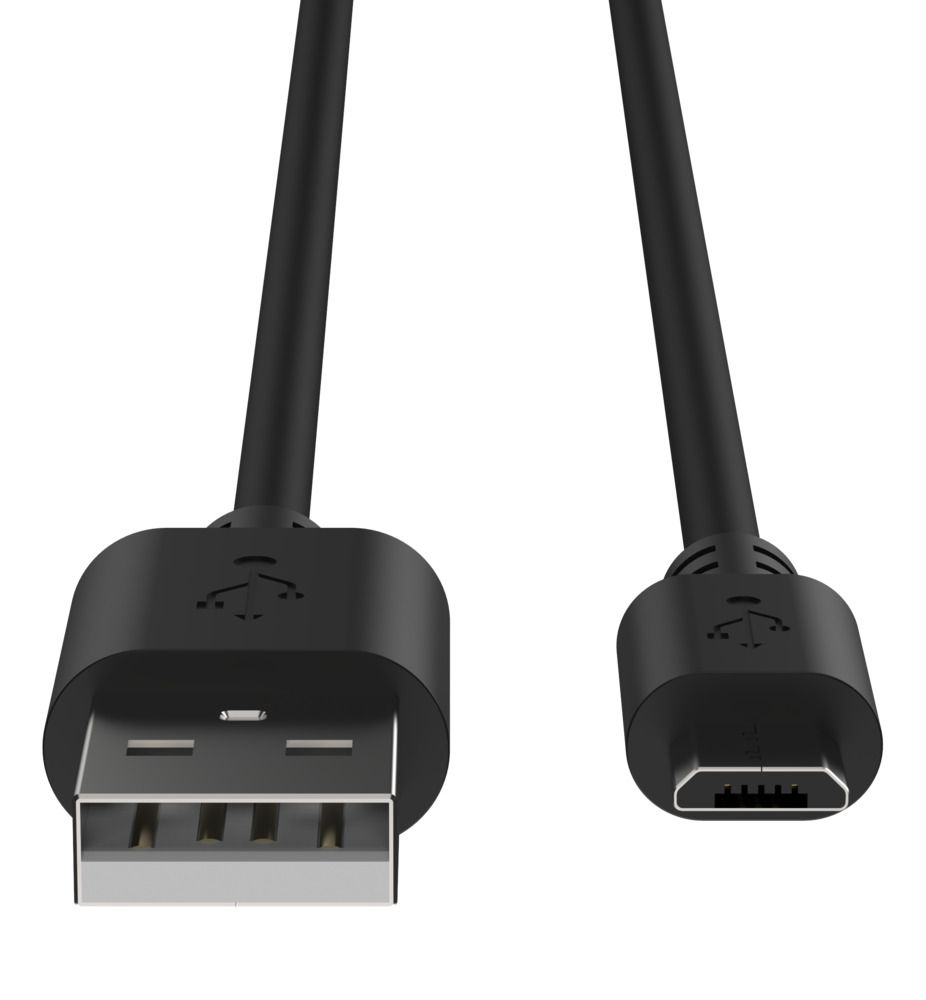 Ansmann 1700-0129 USB-Kabel 1 m Micro-USB B Schwarz