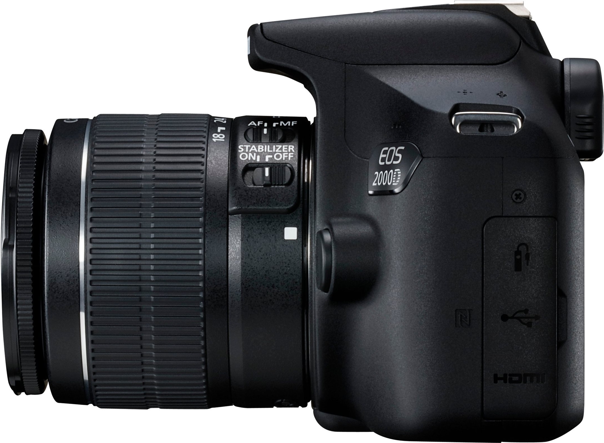 Canon EOS 2000D 3" 24,1 Megapixel Schwarz
