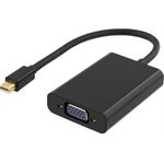 Deltaco DP-VGA13 Videokabel-Adapter 0,25 m mini DisplayPort VGA Schwarz (DP-VGA13)