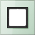 JUNG LSP 981 GLAS. Produktfarbe: Schwarz, Grün, Material: Glas. Breite: 115 mm, Höhe: 115 mm (LSP981GLAS)