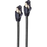 S/CONN maximum connectivity -BASIC-S--Patchkabel cat. 8.1 F/FTP PIMF LSZH schwarz 0,5m (SC08-41015)