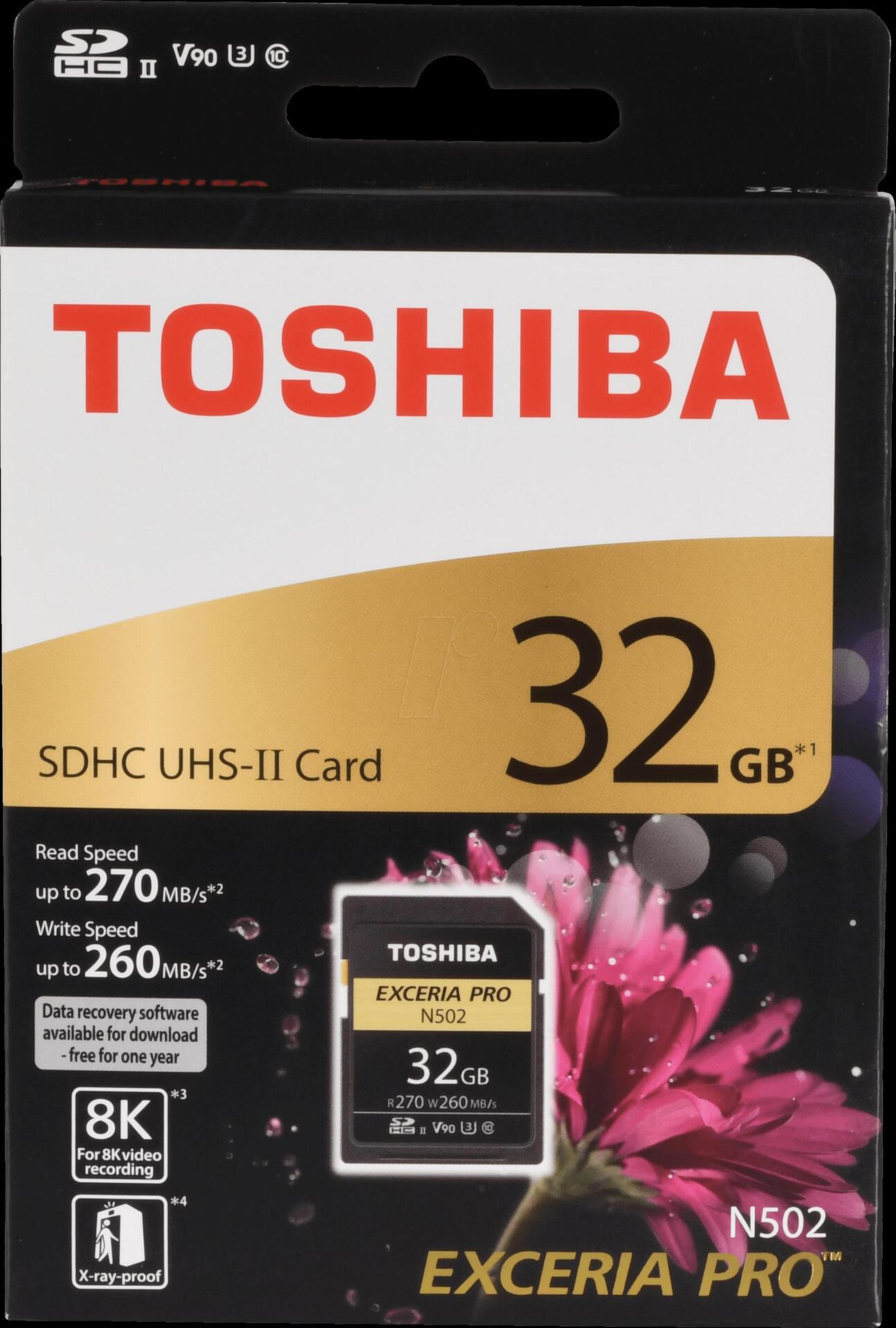 Toshiba SD-Card N502 32GB (THN-N502G0320E6)