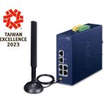 PLANET Industrial 5-Port GE LoRaWAN Gateway LCG-300-EU Gateway/Controller (LCG-300-EU)