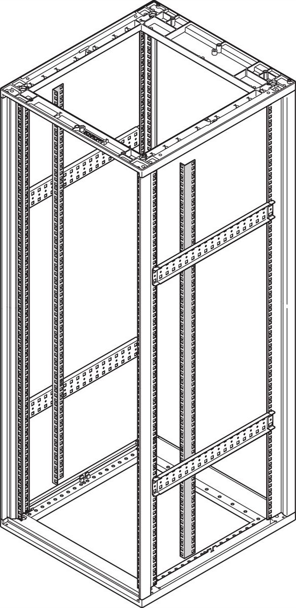 SCHROFF 19\"RASTERPROFIL 16HE 7021 2X (27230175)