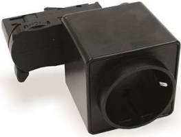 LTek LEUCH 279705 Global Universalsteckdose mit 3 Phasen wählbar schwarz (279705)