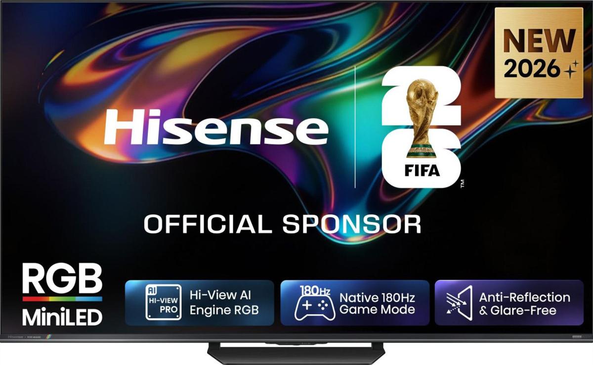 Hisense 55 '' UR8DS | RGB MiniLED Smart TV 4K 180 Hz