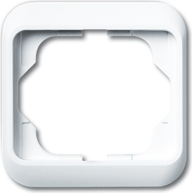 BUSCH-JAEGER Rahmen 1-fach 1721-24G alpha nea studioweiss hochglanz 1721-24G (1754-0-2692)