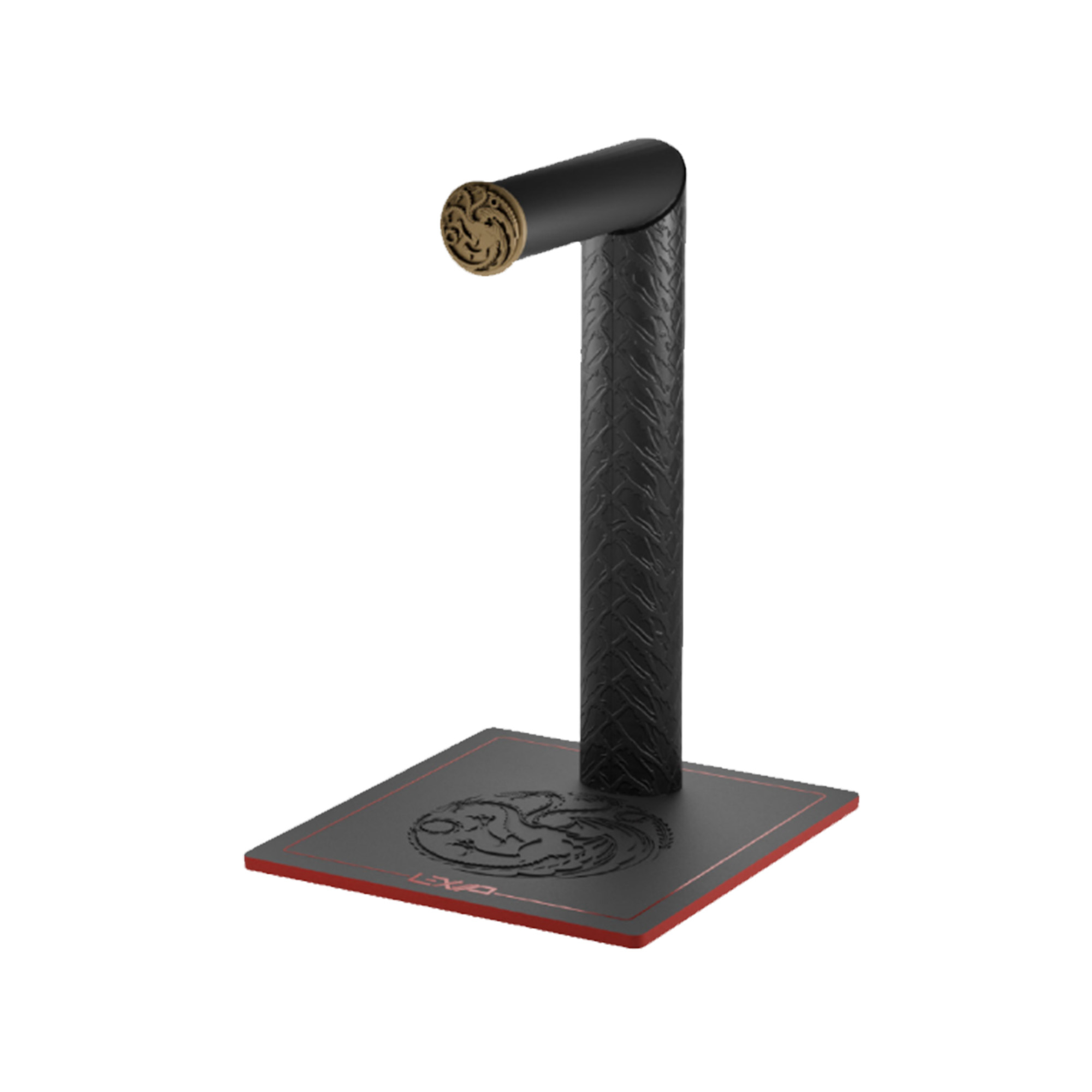 Lexip LEXIP X Targaryen Game of Thrones Headset-Ständer Schwarz, Gold, Rot