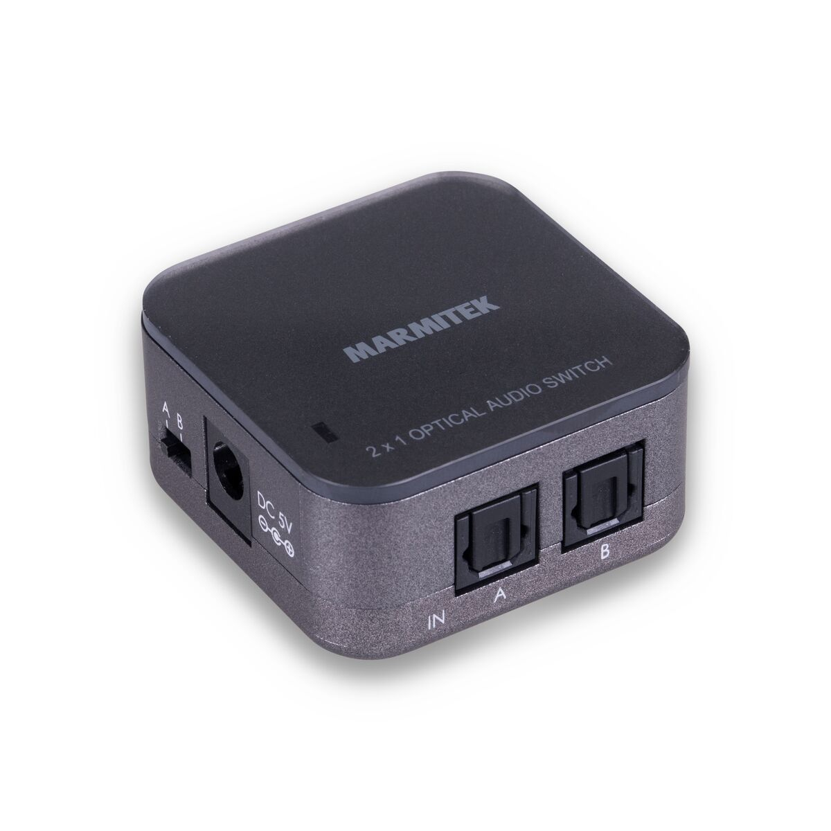Marmitek Connect TS21 Audio-Switch 2x Toslink Schwarz