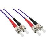 InLine® LWL Duplex Kabel, ST/ST, 50/125µm, OM4, 5m (81505P)