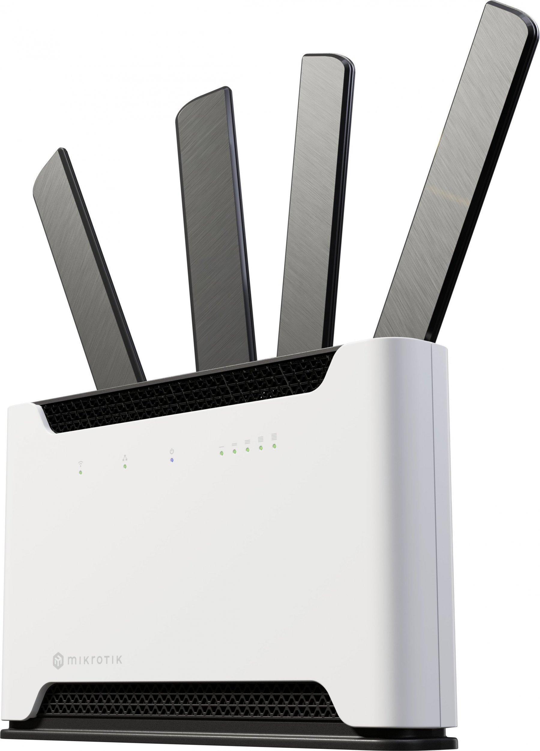 Mikrotik Chateau 5G ax WLAN-Router Ethernet Dual-Band (2,4 GHz/5 GHz) Weiß (S53UG+M-5HAXD2HAXD-TC&RG502Q-EA)