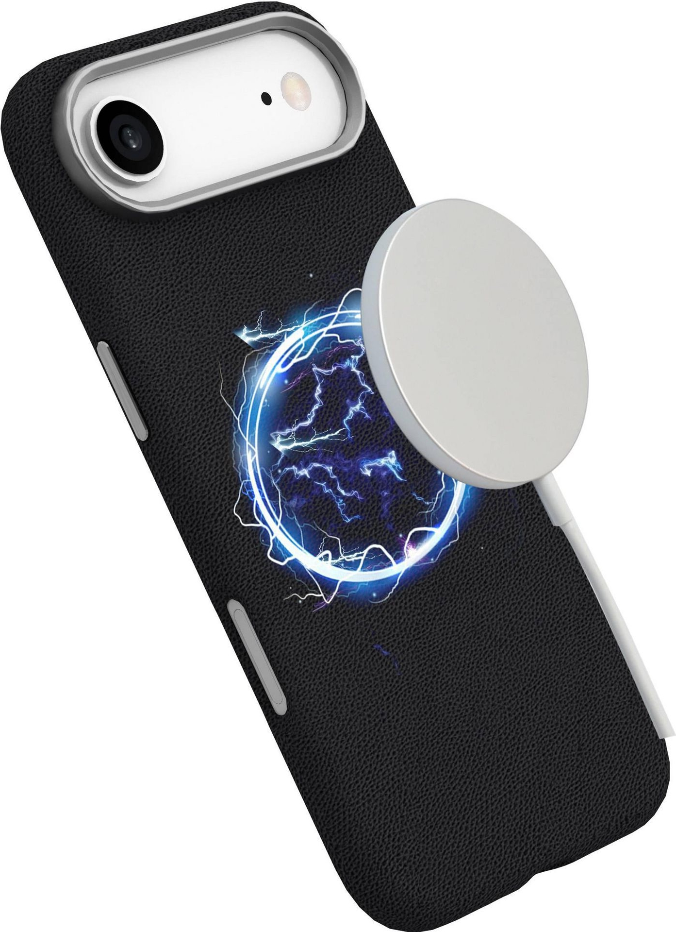 eSTUFF INFINITE GRS VENICE iPhone Air Black Leather Magnetic (ES67160028)