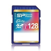 SD Card 128GB Silicon Power UHS-1 (Elite Class) 10 Retail (SP128GBSDXAU1V10)