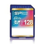 SD Card 128GB Silicon Power UHS-1 (Elite Class) 10 Retail (SP128GBSDXAU1V10)