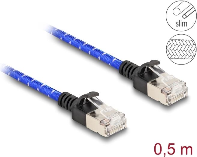 DeLOCK 80376 Netzwerkkabel Blau 0,5 m Cat6a U/FTP (STP) (80376)