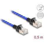 DeLOCK 80376 Netzwerkkabel Blau 0,5 m Cat6a U/FTP (STP) (80376)