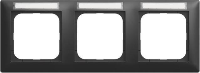 BUSCH JAEGER BJ 1733 NS-915 Abdeckrahmen mit Sichtfenster waagerecht 3-fach (2CKA001754A4947)