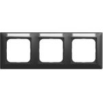 BUSCH JAEGER BJ 1733 NS-915 Abdeckrahmen mit Sichtfenster waagerecht 3-fach (2CKA001754A4947)