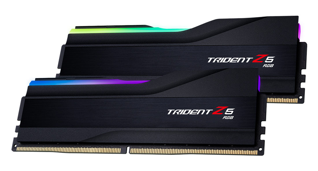 G.Skill Trident Z5 RGB 32 GB (2x16 GB) DDR5-5600 CL40 RAM Kit Schwarz