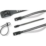 HellermannTyton SOFTFIX®-Kabelbinder lösbar (L x B) 260 mm x 7 mm SOFTFIX-S-TPU-BK-XK Farbe: Schwarz 12 St. HellermannTyton (115-07270)